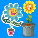 Flower Power Emoji Stickers app icon