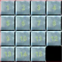 Puzzle 15 for smart watch app icon