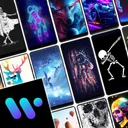 Walli - Stunning 4K Wallpapers app icon