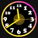 Neon Clock Wallpaper app icon