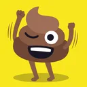 Happy Poo: Stickers by EmojiOne app icon