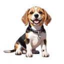 Beagle Cute Stickers app icon
