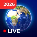 Globo Terra 3D – Mapa ao Vivo app icon