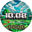 Blocks World game watch face app icon