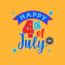 4th of July GIF app icon