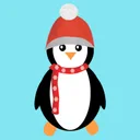Holiday cute & fun stickers app icon