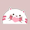 Cute Chubby Kitten Stickers app icon