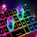 Neon LED Keyboard: RGB & Emoji app icon