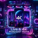 Live & 4k Wallpaper Home app icon
