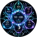 Crystal Bloom Luxury WatchFace app icon