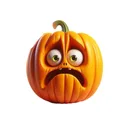 Sad Pumpkin Stickers app icon