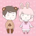 Bunny & Bear Stickers app icon