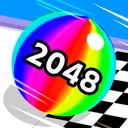 Ball Run 2048: merge number app icon