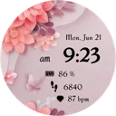 NXV01 Flower bloom watch face app icon