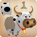 Animais puzzle Jogos Infantis app icon