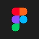 Figma: view. comment. mirror. app icon