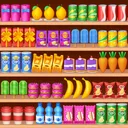 Jogos de organizar de produtos app icon