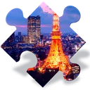 Quebra cabeça cidades app icon