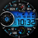PER12 Digital Watch Face app icon