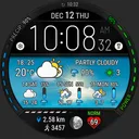 Digital Weather Watch face P5 app icon