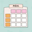 Cardápio semanal e receitas app icon