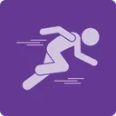 Contador de Corrida de Km app icon
