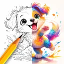 Pop Color: Coloring & Painting app icon