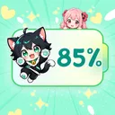 Emoji Battery & Shimeji Pet app icon