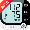 Monitor de pressão arterial app icon
