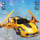Jogo de tiro de carro voador app icon