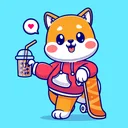 Shiba Inu Cute Stickers app icon