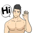 It's Men Time Stickers Pack app icon