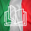 Leitura italiana e audiolivros app icon