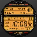 ULTRA Digital Retro watch face app icon