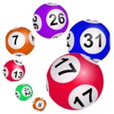 Lottery numbers generator app icon