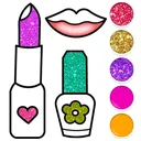 Glitter Beauty Coloring Pages app icon