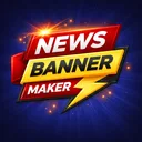 News Banner Maker & Poster app icon