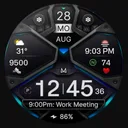 MD326 3D Modern Watch Face app icon
