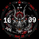 Dragon Fire Watch Face 007 app icon