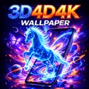 3D 4D 4K Live Wallpaper app icon