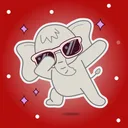 Cute Elephant Stickers - Kiana app icon