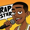 Rap Star:Idle Clicker app icon