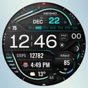 MD340 Digital watch face app icon