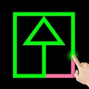 Desenho linha: Sem lift Puzzle app icon