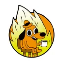 This Is Fine: Stickers app icon
