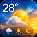 Clima Tempo com Relógio e Data app icon