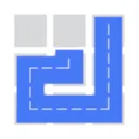 Fill one-line puzzle game app icon
