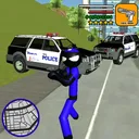 US Police Stickman Hero app icon