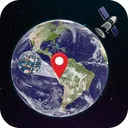 Earth Map Satellite: View app icon