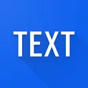 Simple text widget app icon